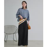 ワイドシルエット ショート丈Tシャツ | ad thie | 詳細画像54