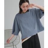 ワイドシルエット ショート丈Tシャツ | ad thie | 詳細画像58