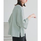 ワイドシルエット ショート丈Tシャツ | ad thie | 詳細画像8 