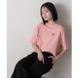 ハート刺繍 ワンポイントTシャツ | ad thie | 詳細画像16 