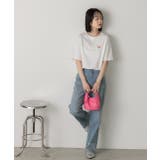 ハート刺繍 ワンポイントTシャツ | ad thie | 詳細画像2 