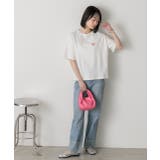 ハート刺繍 ワンポイントTシャツ | ad thie | 詳細画像9 