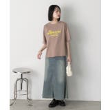 ロゴプリント ベーシックTシャツ | ad thie | 詳細画像14 