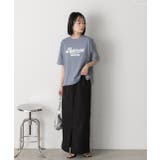 ロゴプリント ベーシックTシャツ | ad thie | 詳細画像21 