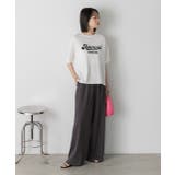 ロゴプリント ベーシックTシャツ | ad thie | 詳細画像3 