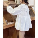 マルチWAY襟付きティアードシャツ | ad thie | 詳細画像4 