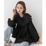 マルチWAY襟付きティアードシャツ | ad thie | 詳細画像8 