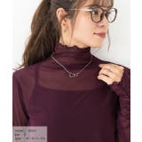 サムホールシアーハイネックロンT | ad thie | 詳細画像11 