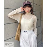 サムホールシアーハイネックロンT | ad thie | 詳細画像3 