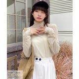 サムホールシアーハイネックロンT | ad thie | 詳細画像4 