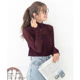 サムホールシアーハイネックロンT | ad thie | 詳細画像8 