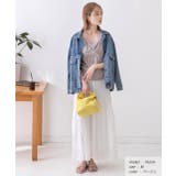 裾メロー・Vネック レースキャミソール | ad thie | 詳細画像15 