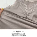 裾メロー・Vネック レースキャミソール | ad thie | 詳細画像32 