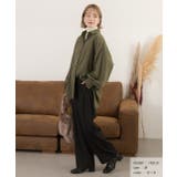 【2022AW新作】オーバーサイズ ピーチスキンシャツ 秋服 秋 冬服 冬 | ad thie | 詳細画像2