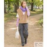 ゆったり エコファー Vネックベスト | ad thie | 詳細画像5 