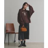 配色ステッチ・刺繍ロゴ 裏起毛BIGプルオーバー | ad thie | 詳細画像15 