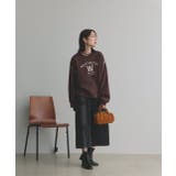 配色ステッチ・刺繍ロゴ 裏起毛BIGプルオーバー | ad thie | 詳細画像16 