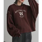 配色ステッチ・刺繍ロゴ 裏起毛BIGプルオーバー | ad thie | 詳細画像19 