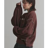 配色ステッチ・刺繍ロゴ 裏起毛BIGプルオーバー | ad thie | 詳細画像21 