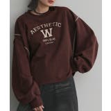 配色ステッチ・刺繍ロゴ 裏起毛BIGプルオーバー | ad thie | 詳細画像23 