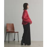 配色ステッチ・刺繍ロゴ 裏起毛BIGプルオーバー | ad thie | 詳細画像26 