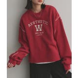 配色ステッチ・刺繍ロゴ 裏起毛BIGプルオーバー | ad thie | 詳細画像29 