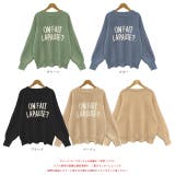 ジャガードロゴニット クルーネック オーバーサイズ | ad thie | 詳細画像25 
