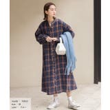 選べる2柄・ネルチェック シャツワンピース | ad thie | 詳細画像12