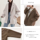 ウールタッチ テーラードルーズコート | ad thie | 詳細画像20 