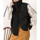 ブラック | ライトウェイトエコダウンベスト | ad thie