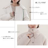 スタンドカラー エコダウンコート 軽量 防寒 アウター ドロスト | ad thie | 詳細画像18