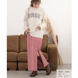 楊柳ベロア Iラインスカート | ad thie | 詳細画像14 