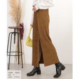 楊柳ベロア Iラインスカート | ad thie | 詳細画像27 