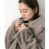 ふわふわソフトタッチ 衿付きエコファージャケット | ad thie | 詳細画像14 