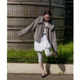 ふわふわソフトタッチ 衿付きエコファージャケット | ad thie | 詳細画像24 