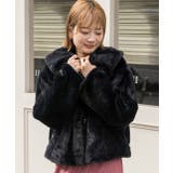 ふわふわソフトタッチ 衿付きエコファージャケット | ad thie | 詳細画像33 