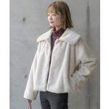 ふわふわソフトタッチ 衿付きエコファージャケット | ad thie | 詳細画像40 