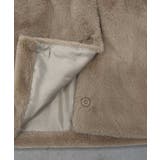 ふわふわソフトタッチ 衿付きエコファージャケット | ad thie | 詳細画像48