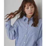 ボリュームスリーブ ポケ付きストライプシャツ | ad thie | 詳細画像75