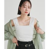 インナーちら見え防止 スクエアネックタンク | ad thie | 詳細画像17