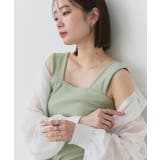 インナーちら見え防止 スクエアネックタンク | ad thie | 詳細画像24