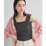 インナーちら見え防止 スクエアネックタンク | ad thie | 詳細画像30