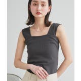 インナーちら見え防止 スクエアネックタンク | ad thie | 詳細画像32