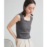 インナーちら見え防止 スクエアネックタンク | ad thie | 詳細画像35