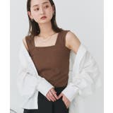 インナーちら見え防止 スクエアネックタンク | ad thie | 詳細画像4