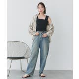 インナーちら見え防止 スクエアネックタンク | ad thie | 詳細画像40