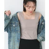 インナーちら見え防止 スクエアネックタンク | ad thie | 詳細画像45