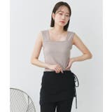 インナーちら見え防止 スクエアネックタンク | ad thie | 詳細画像48