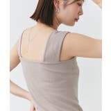 インナーちら見え防止 スクエアネックタンク | ad thie | 詳細画像50