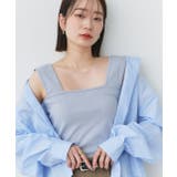 インナーちら見え防止 スクエアネックタンク | ad thie | 詳細画像52